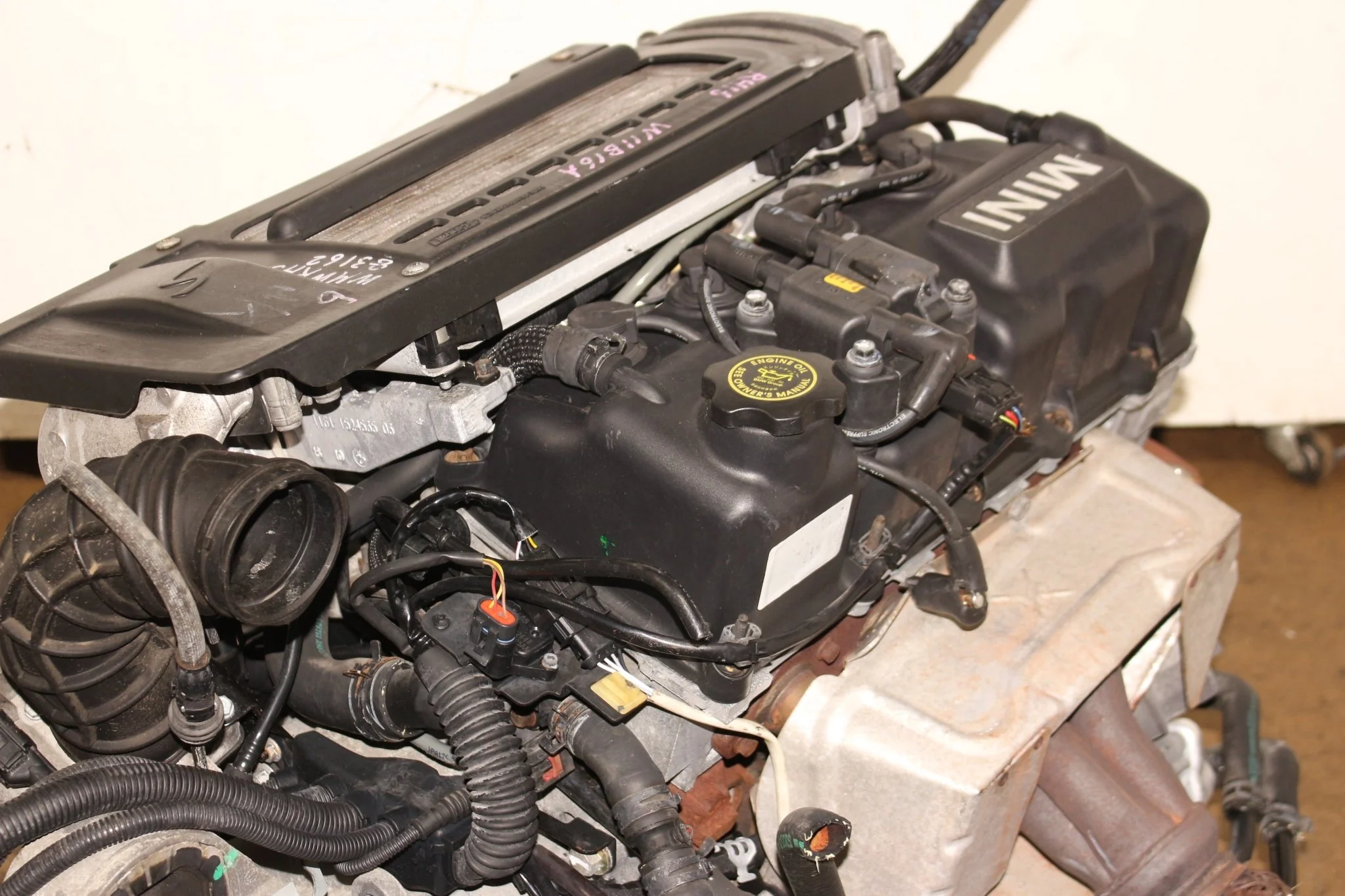 2002 2003 2004 2005 2006 Mini Cooper S Engine 1.6L SOHC Supercharged Motor Manual Transmission - Image 9
