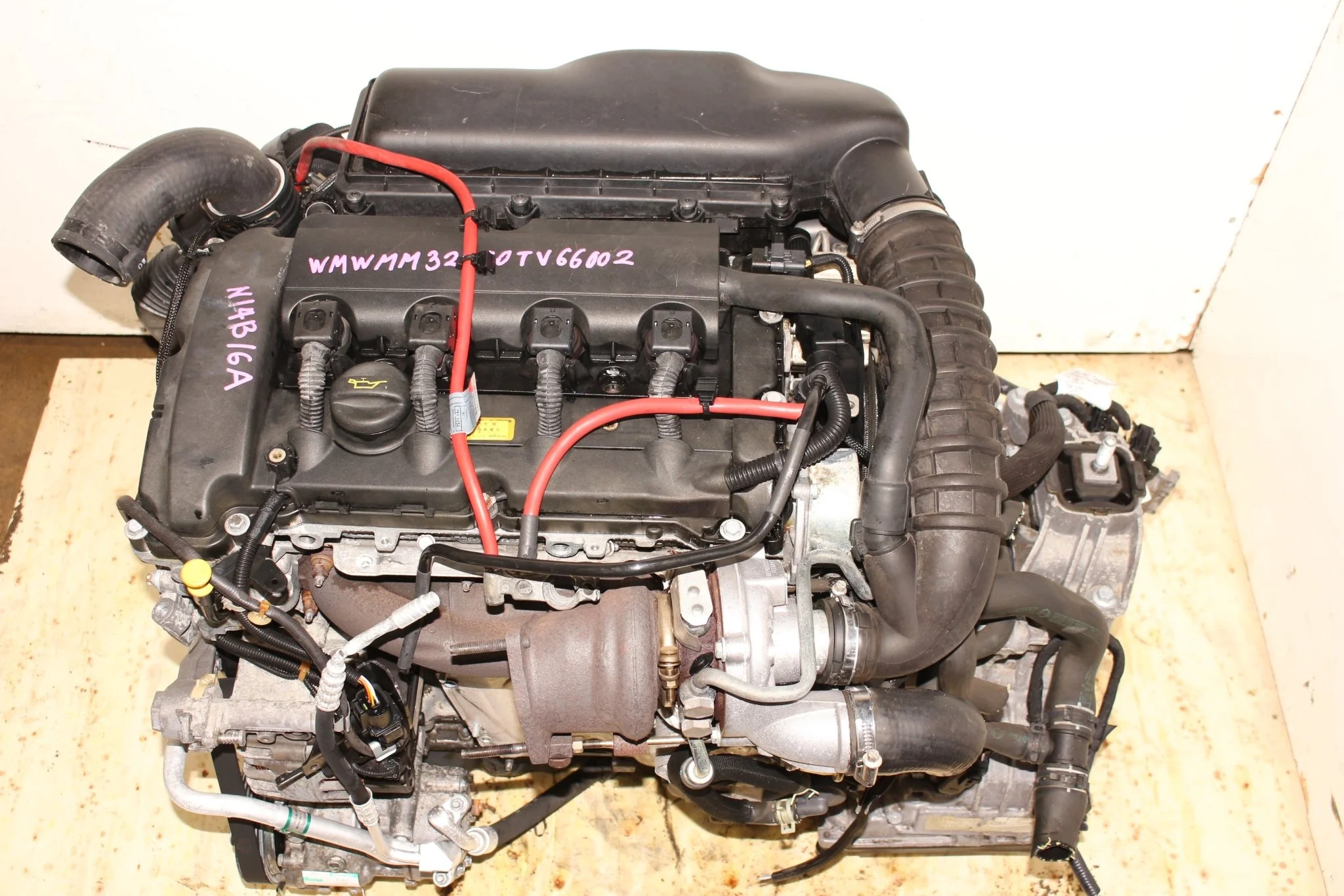 2011 2012 2013 2014 2015 2016 Mini Cooper S Engine Automatic Transmission 1.6L Turbo Motor - Image 3