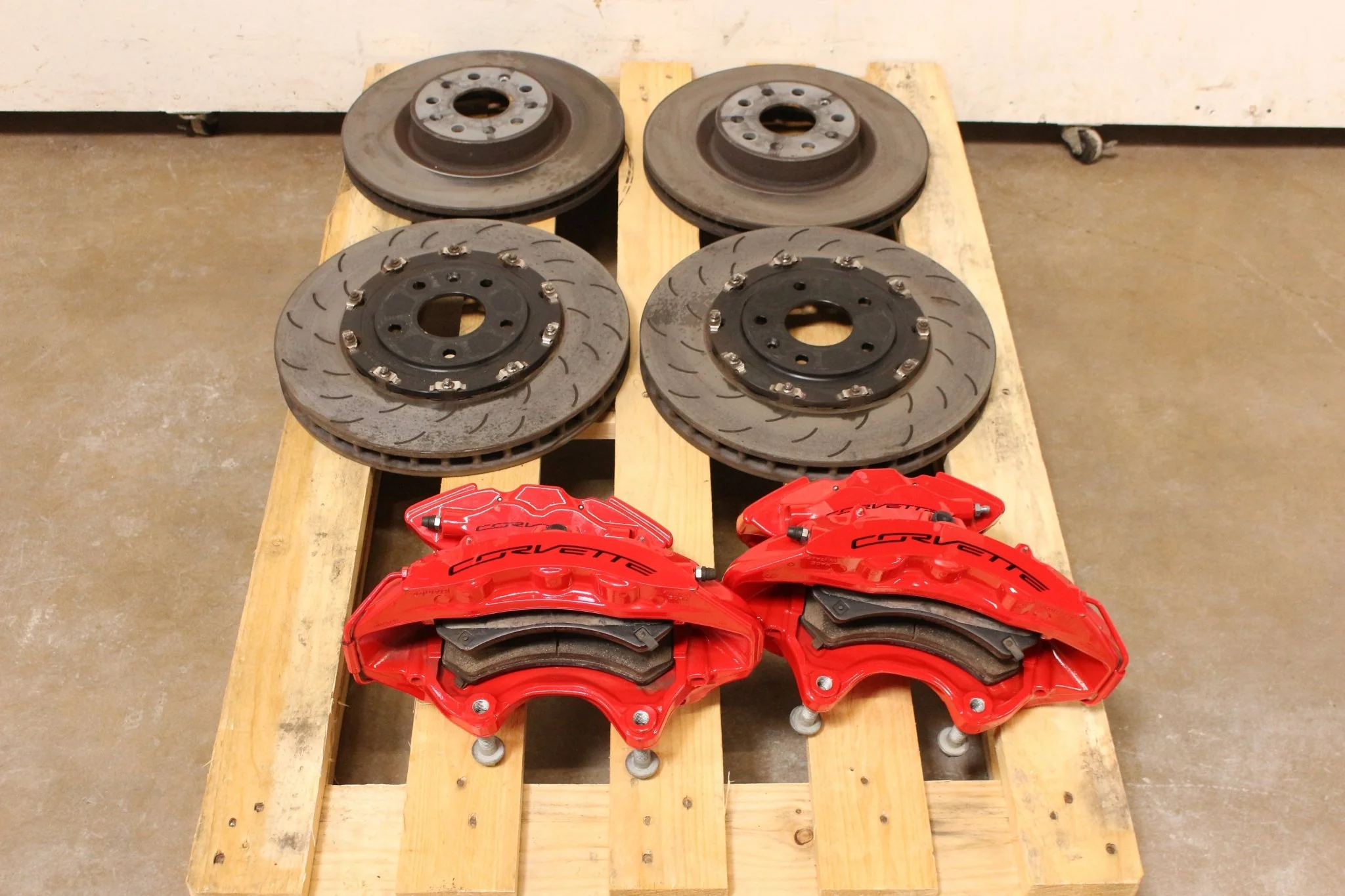 2015-2019 C7 Corvette Z06 Z07 OEM Brembo Brake Calipers Rotors Set