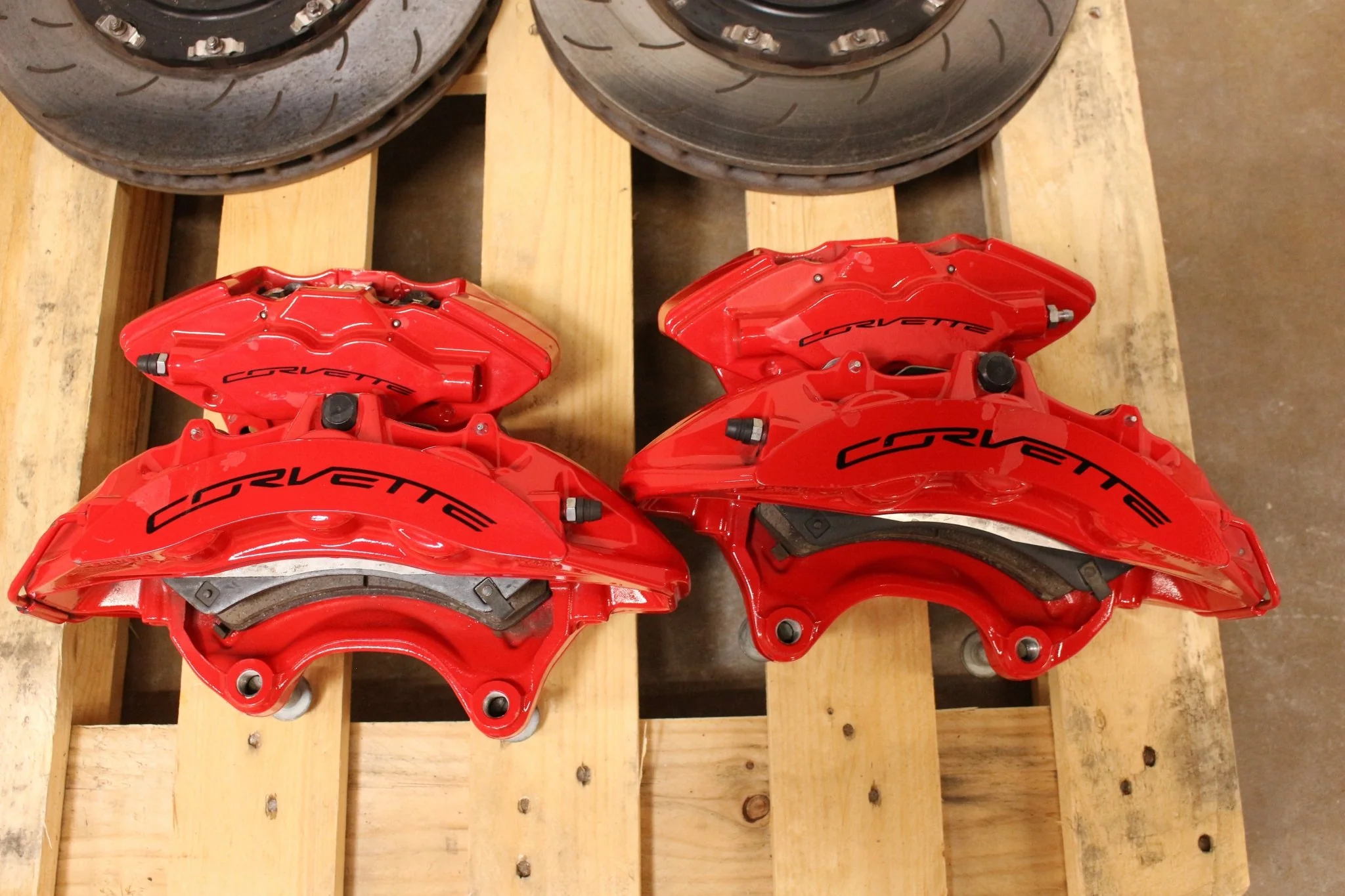 2015-2019 C7 Corvette Z06 Z07 OEM Brembo Brake Calipers Rotors Set - Image 2