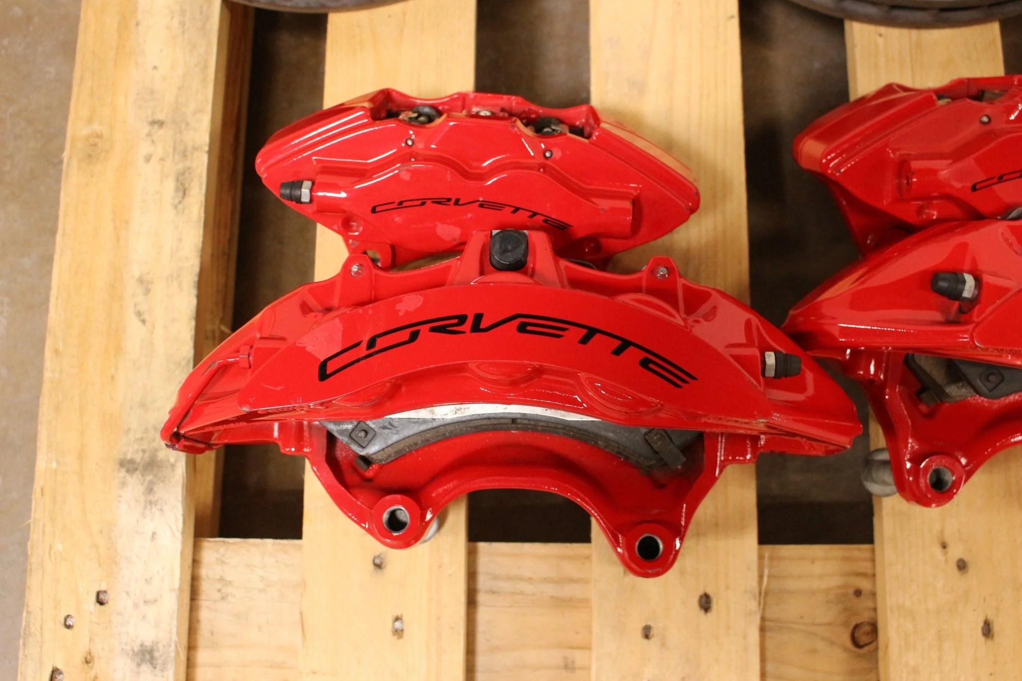 2015-2019 C7 Corvette Z06 Z07 OEM Brembo Brake Calipers Rotors Set - Image 4