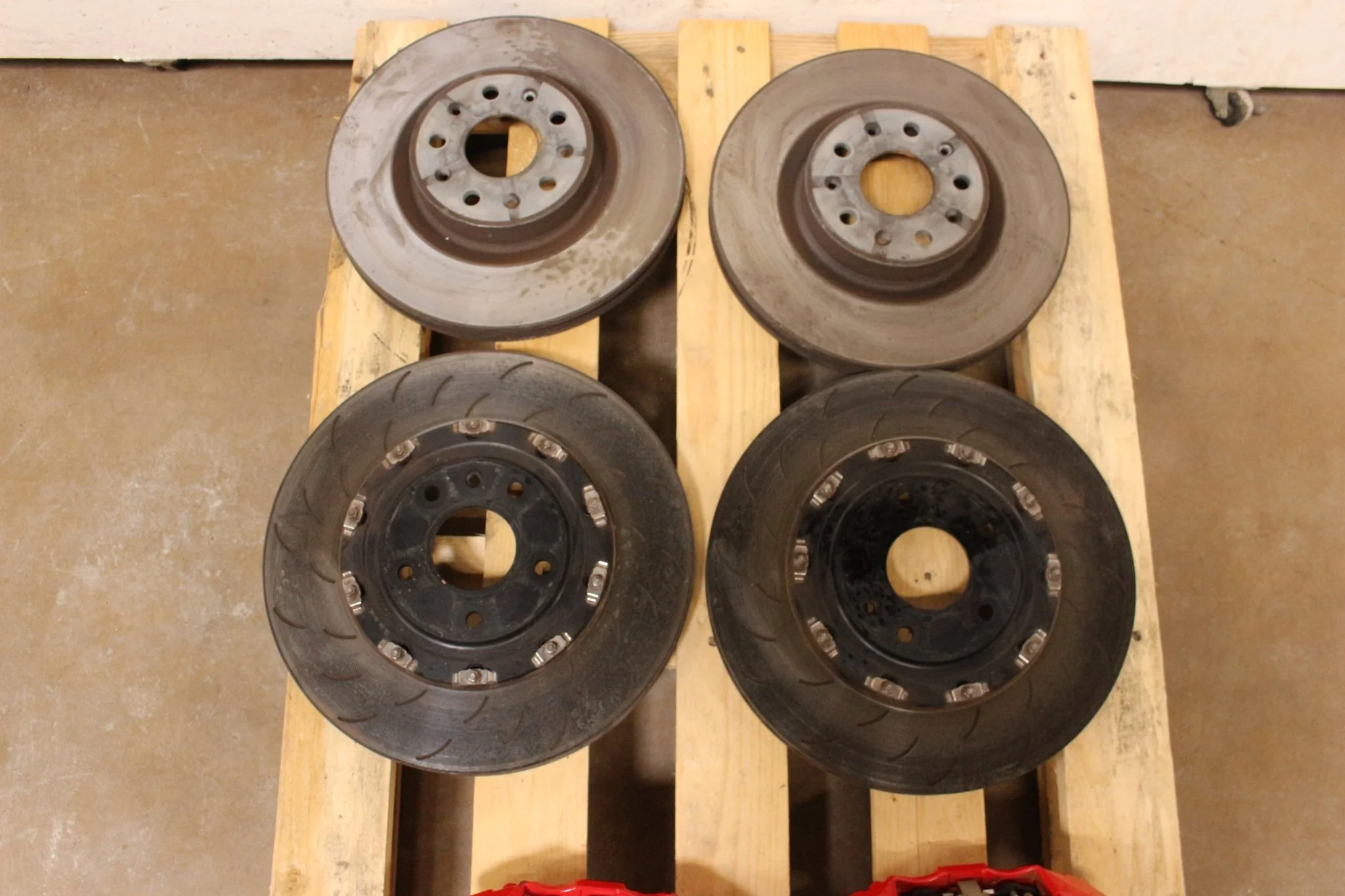 2015-2019 C7 Corvette Z06 Z07 OEM Brembo Brake Calipers Rotors Set - Image 6