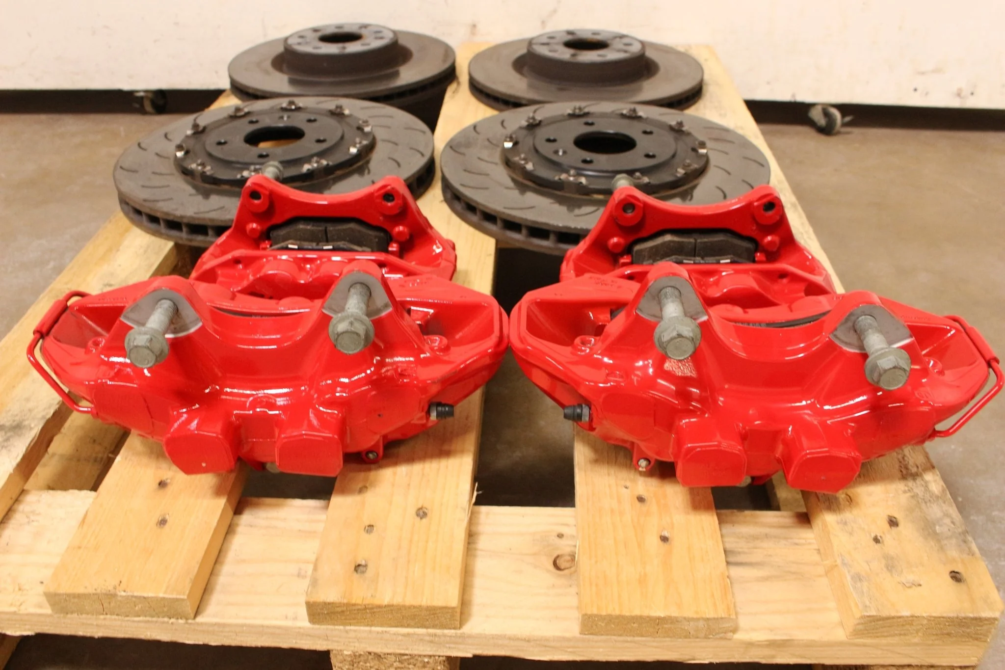 2015-2019 C7 Corvette Z06 Z07 OEM Brembo Brake Calipers Rotors Set - Image 9