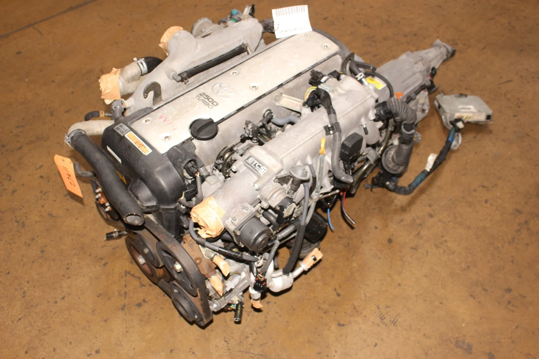 JDM Toyota 1JZ-GTE VVTi 2.5L Turbo Engine Front Sump Motor 1JZGTE ETCS-i Transmission
