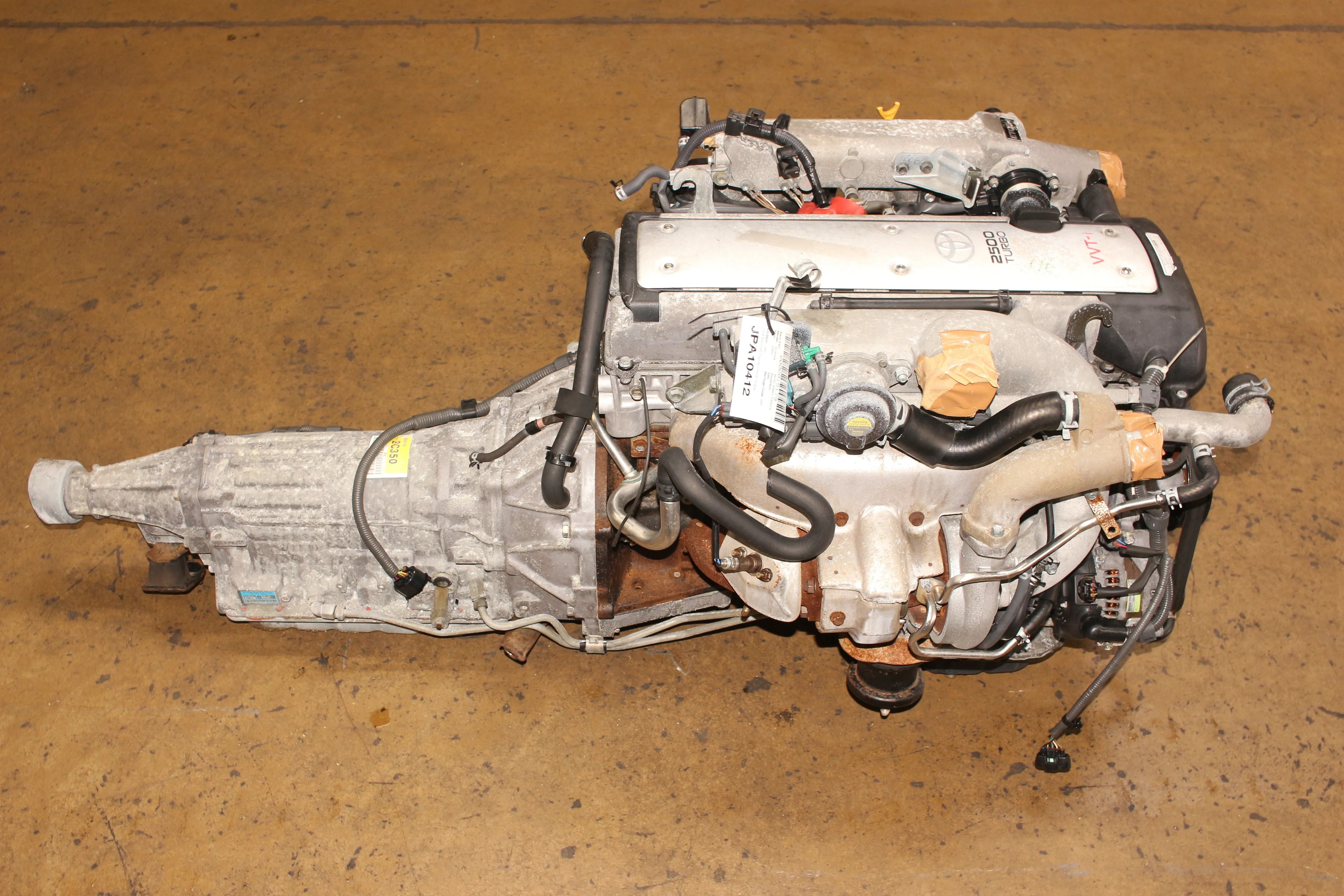 JDM Toyota 1JZ-GTE VVTi 2.5L Turbo Engine Front Sump Motor 1JZGTE ETCS-i Transmission - Image 10