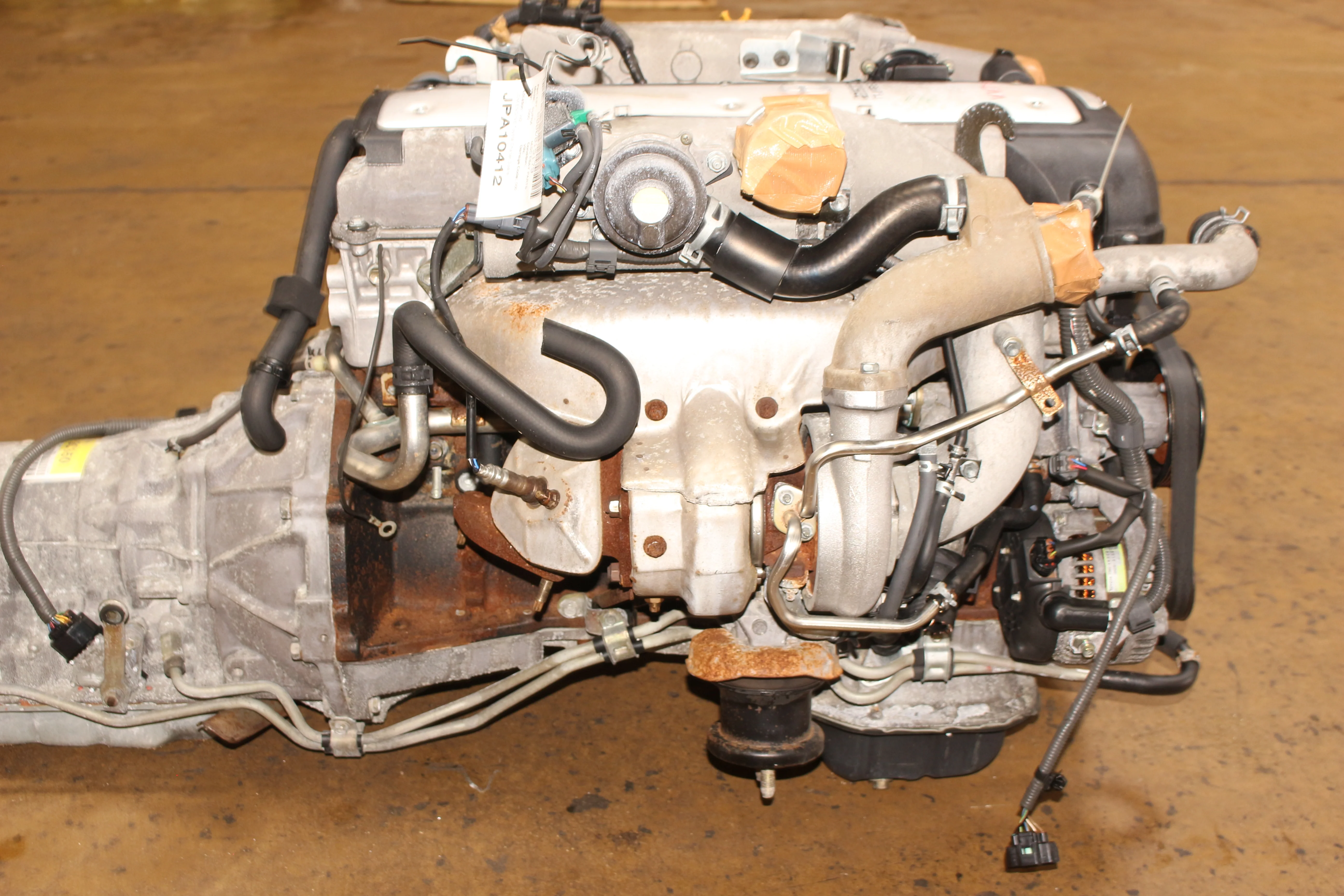 JDM Toyota 1JZ-GTE VVTi 2.5L Turbo Engine Front Sump Motor 1JZGTE ETCS-i Transmission - Image 11