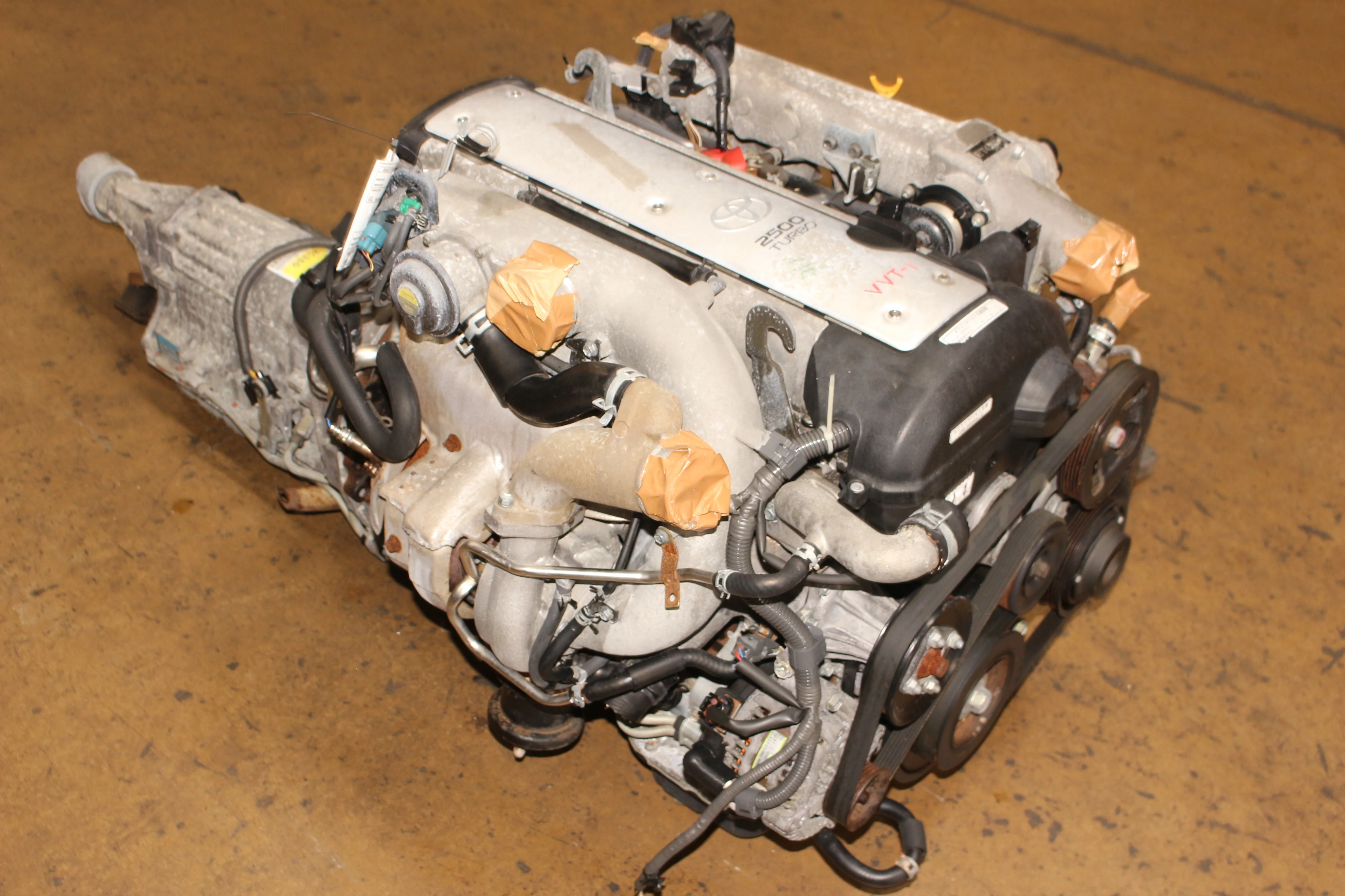 JDM Toyota 1JZ-GTE VVTi 2.5L Turbo Engine Front Sump Motor 1JZGTE ETCS-i Transmission - Image 12