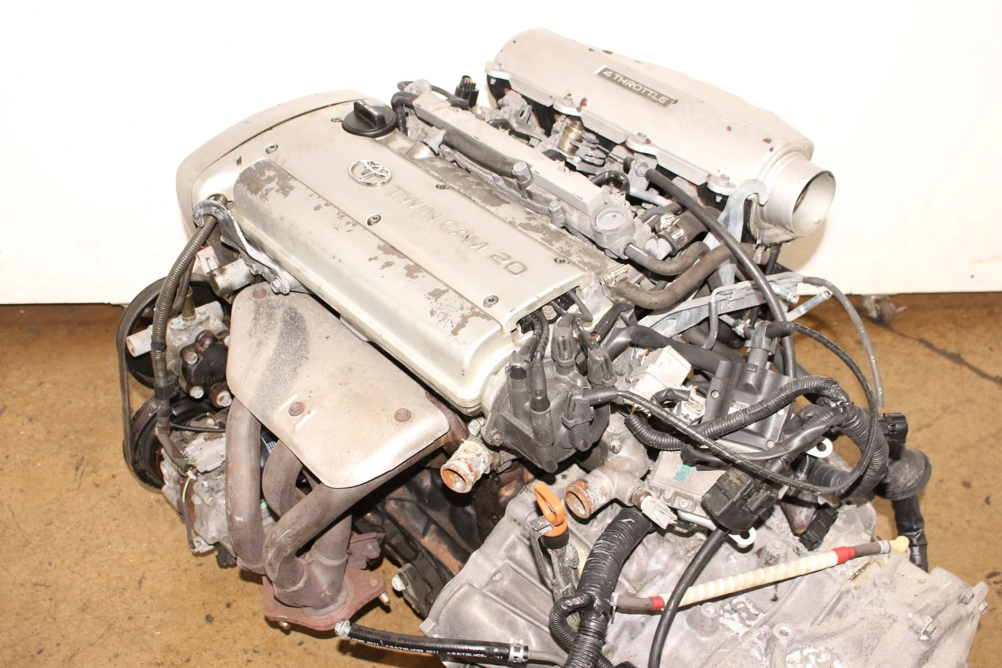 JDM Toyota 4AGE Silvertop Engine Automatic Transmission ECU Harnes Corolla AE101 - Image 3