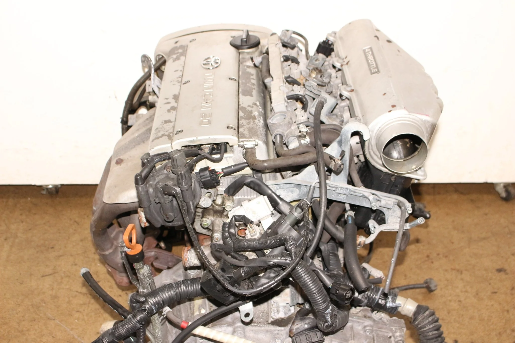 JDM Toyota 4AGE Silvertop Engine Automatic Transmission ECU Harnes Corolla AE101 - Image 4