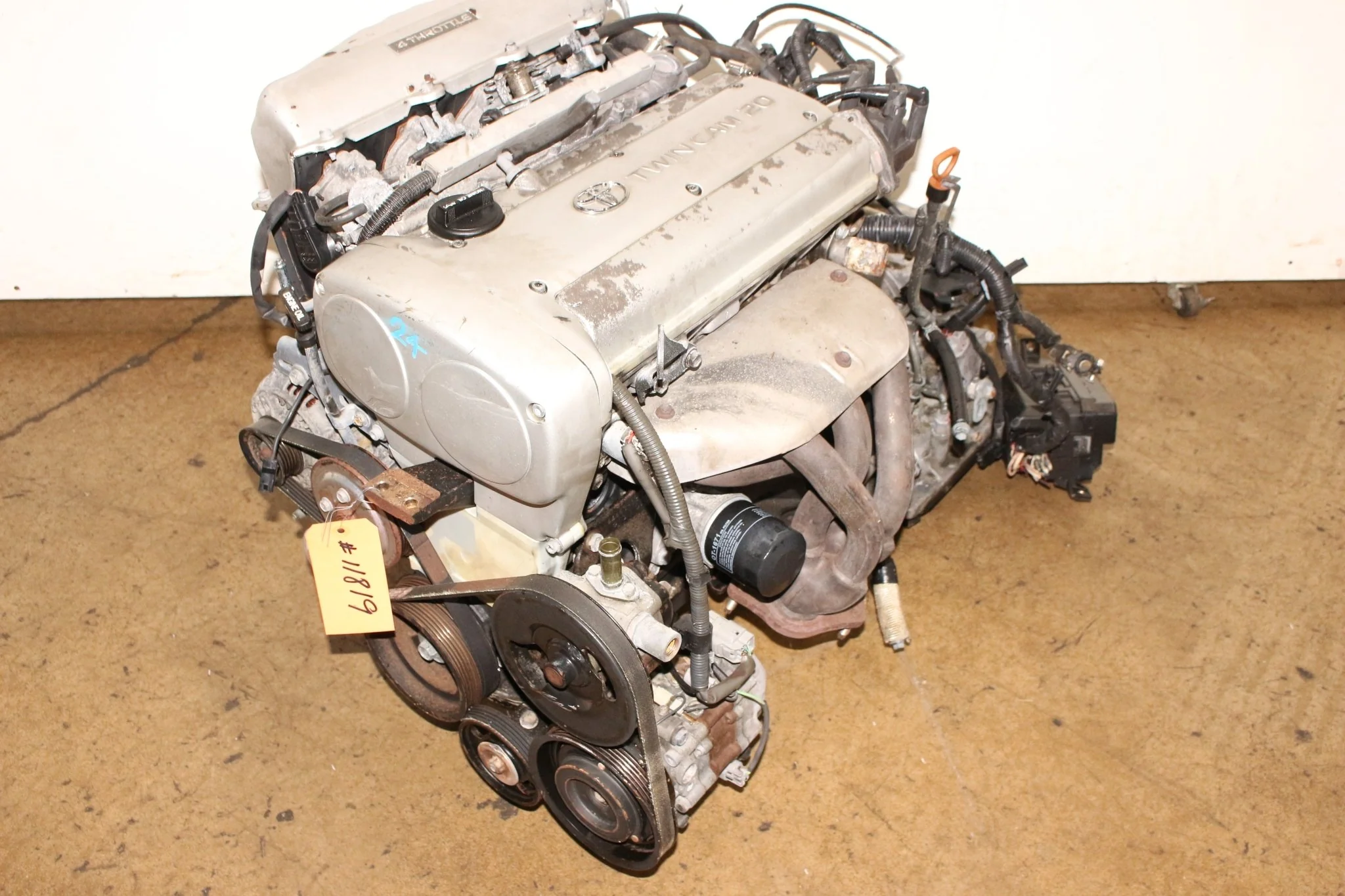 JDM Toyota 4AGE Silvertop Engine Automatic Transmission ECU Harnes Corolla AE101 - Image 9