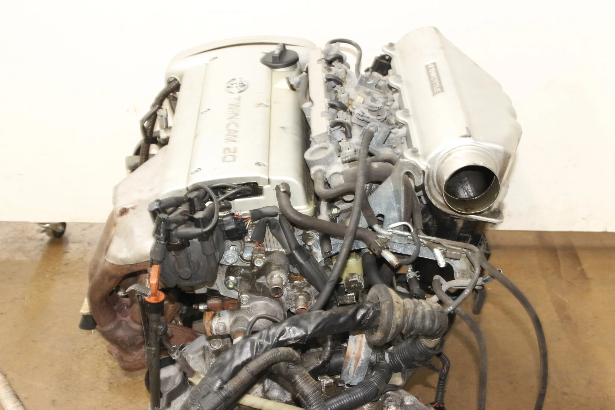 JDM Toyota Corolla Levin Motor AE11 4AGE Silver Top 1.6L Twin Cam 20 Valve Engine Automatic Transmission - Image 5