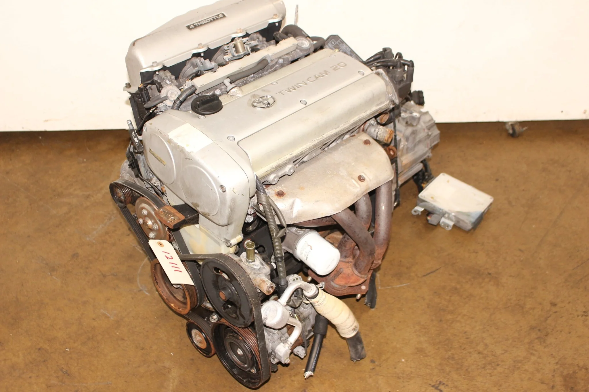 JDM Toyota Levin Corolla 4AGE Silver-Top 20-Valve 4A-GE 1.6L Engine 5-Seepd Trans - Image 12