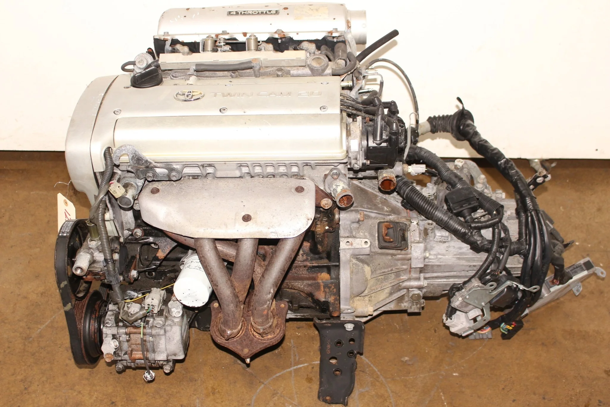 JDM Toyota Levin Corolla 4AGE Silver-Top 20-Valve 4A-GE 1.6L Engine 5-Speed Trans - Image 4