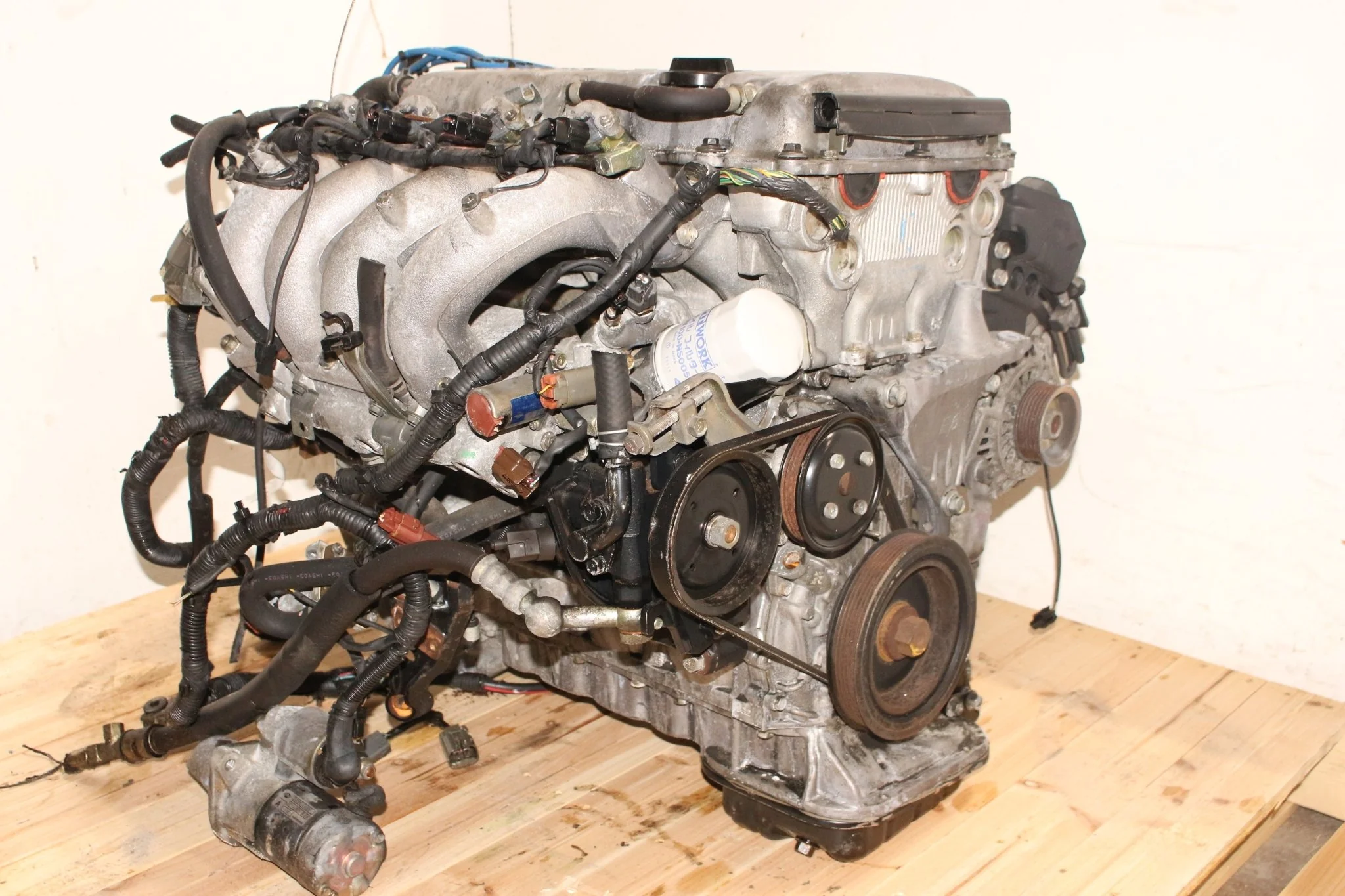 Nissan Avenir Turbo Engine FWD JDM 4-Cylinder 2.0L SR20DET Motor SR20 Bluebird - Image 8