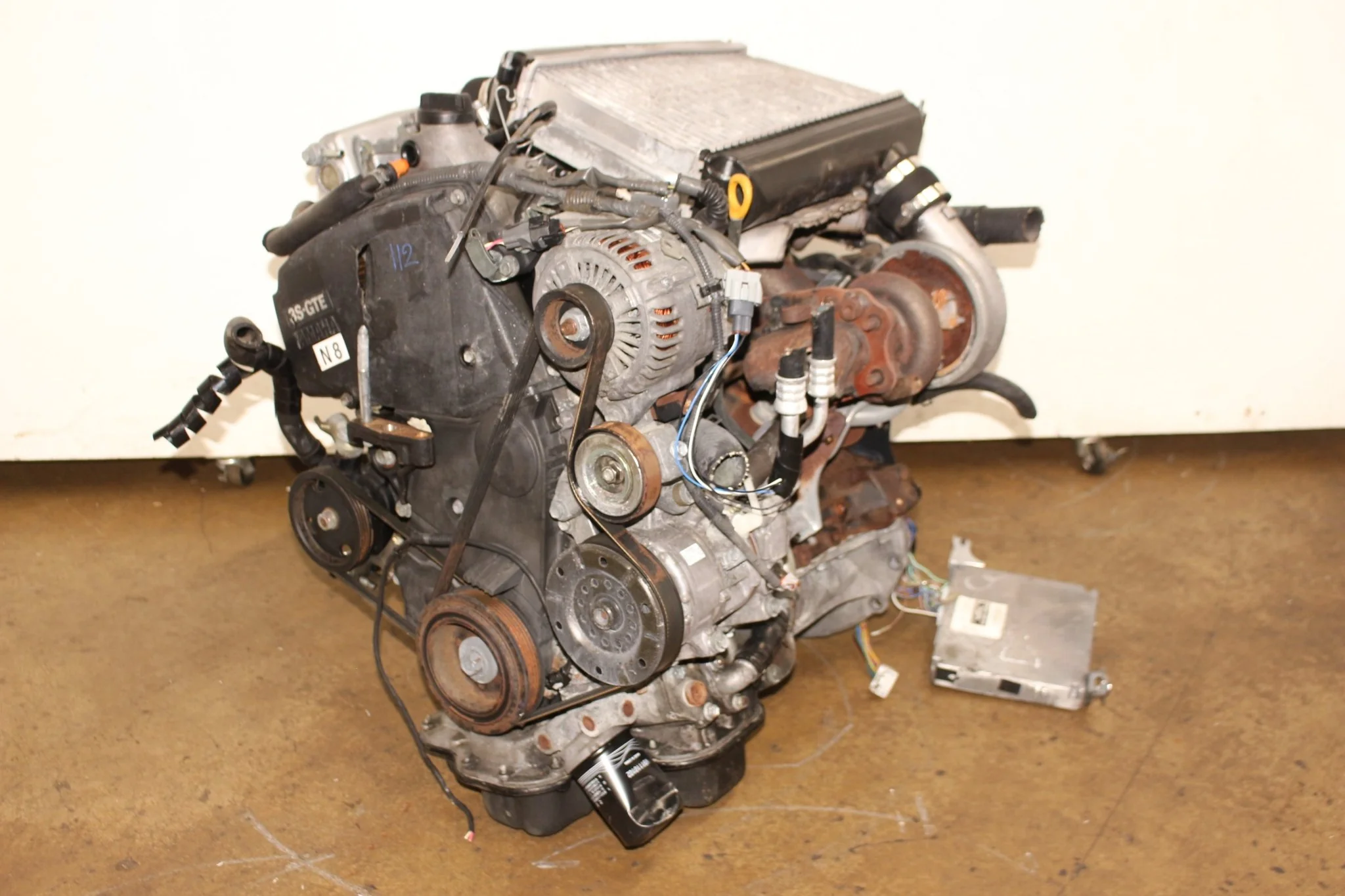 Toyota Caldina MR2 JDM 3S-GTE Engine 5th Gen ST246 2.0L Turbo Motor ECU Wiring - Image 2