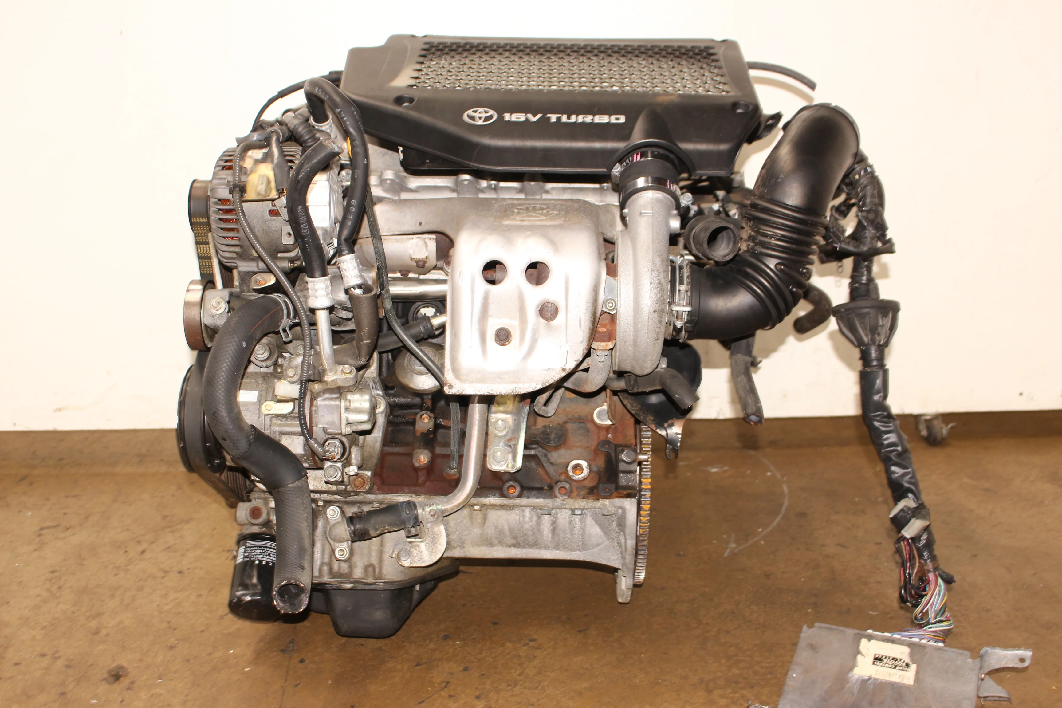 Toyota Caldina MR2 JDM 3S-GTE Engine 5th Gen ST246 2.0L Turbo Motor ECU Wiring - Image 3